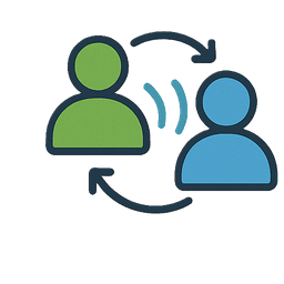 آیکون ارتباط دوطرفه